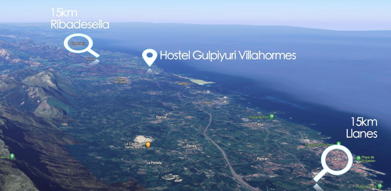 Hostel Gulpiyuri Llanes Villahormes Екстериор снимка